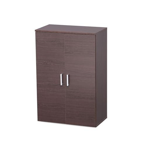 Iris Ohyama, Möbel, Regal, Schrank, Schuhorganizer, 6 Fächer, Modular, Fasst 18 Paar Schuhe, Flur, Schlafzimmer, Wohnzimmer, Büro - Shoe Cabinet SR-6035 - Braun von Iris Ohyama