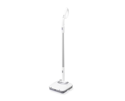 Woozoo, Kabelloser Bodenwischer / Wischmopp Elektrisch, 900 Vibr/min, Akkulaufzeit 70 min, Multidirektional, Für alle Arten von Böden - Cordless Rechargeable Electric Mop IC-M01 - Weiß von Iris Ohyama