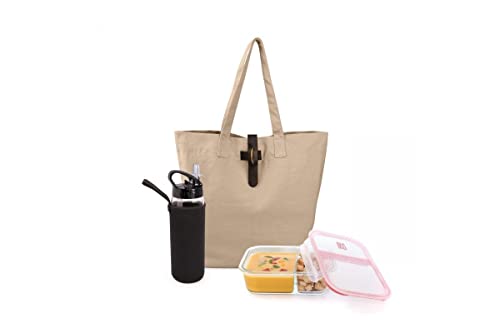 Iris 9060-TA 15L Natural Lunchbag Sand ohne Behälter, Edelstahl, 1 milliliters, Mehrfarbig von Iris Barcelona