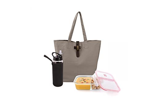 Iris 9060-TG 15L Grey Natural Lunchbag grau ohne Behälter, Edelstahl, 1 milliliters, Mehrfarbig von Iris Barcelona