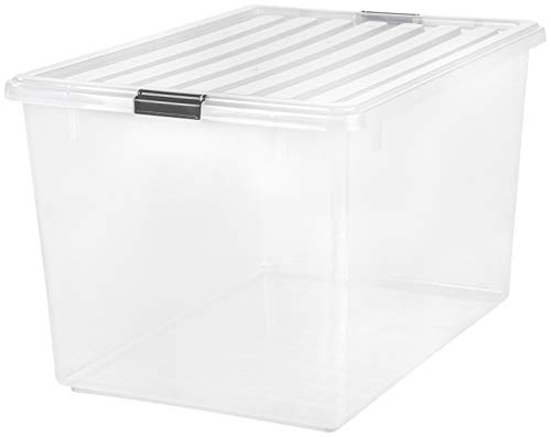 Iris USA CB-130 Aufbewahrungsbox, 132 Quart, transparent von Iris