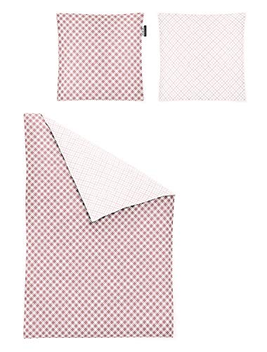 Irisette Essential Mako-Satin Bettwäsche Bea rosa, 1 Bettbezug 135 x 200 cm + 1 Kissenbezug 80 x 80 cm von Irisette Essential
