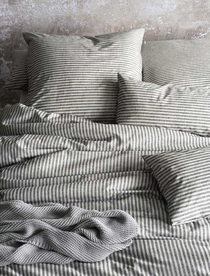 Irisette Bettwäsche Mink 8872, Biber, 2 teilig, einzigartige kuschelig weiche Winterbettwäsche von Irisette