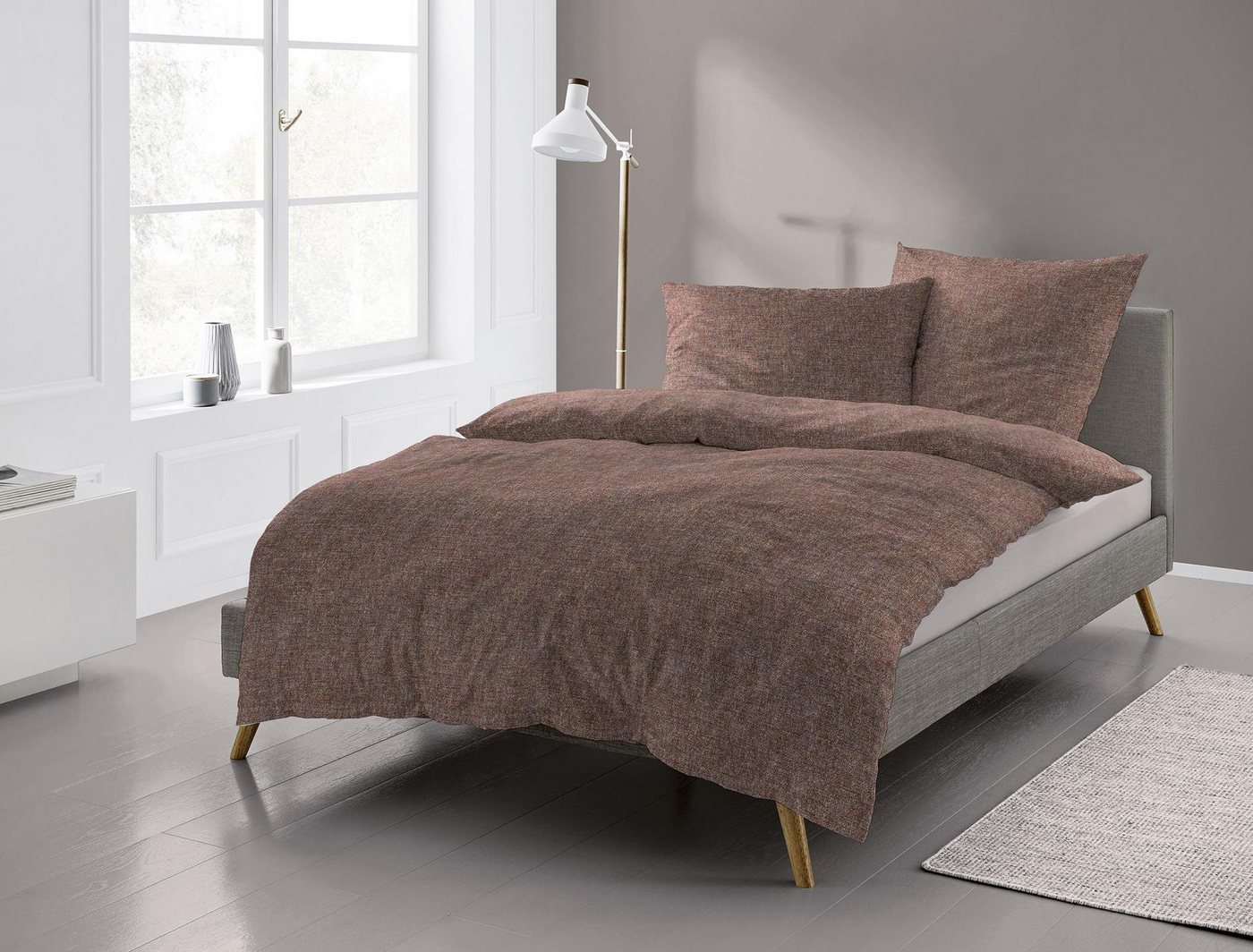 Irisette Bettwäsche Flausch-Cotton Bettwäsche Set Mink 8835 200 x 200 cm schoko, Bettbezug Kopfkissenbezug Set kuschelig weich hochwertig Irisette Bettwäsche Flausch-Cotton Bettwäsche Set Mink 8835 200 x 200 cm schoko, Bettbezug Kopfkissenbezug Set kuschelig weich hochwertig von Irisette