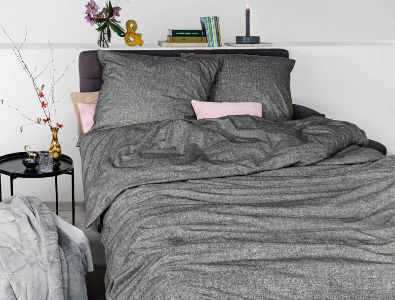 Irisette Bettwäsche Flausch-Cotton Bettwäsche Set Mink 8835 155 x 200 cm grau, Bettbezug Kopfkissenbezug Set kuschelig weich hochwertig Irisette Bettwäsche Flausch-Cotton Bettwäsche Set Mink 8835 155 x 200 cm grau, Bettbezug Kopfkissenbezug Set kuschelig weich hochwertig von Irisette