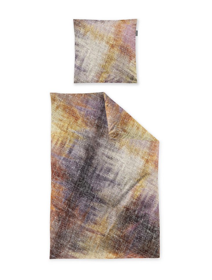 Irisette Bettwäsche Flausch-Cotton Bettwäsche Set Zobel 8550 135 x 200 cm orange, Baumwolle, 2 teilig, bettwäsche 135x200 baumwolle bettwäsche 135x200 mit reißverschluss von Irisette