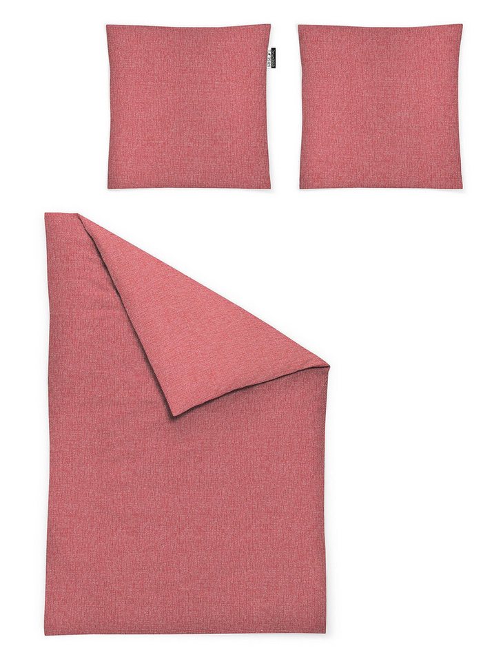 Irisette Bettwäsche irisette Bettwäsche CARLA Satin 140x200cm, 1 Kissen 70x90 Bettbezug von Irisette