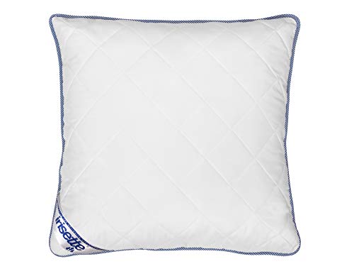 Irisette Body Contour Kopfkissen 2er Set 80x80 cm mit abnehmbarem Bezug aus Softer Microfaser, waschbar bis 60°C, weiß/blau, Öko-Tex Zertifiziert, produziert nach deutschem Qualitätsstandard Irisette Body Contour Kopfkissen 2er Set 80x80 cm mit abnehmbarem Bezug aus Softer Microfaser, waschbar bis 60°C, weiß/blau, Öko-Tex Zertifiziert, produziert nach deutschem Qualitätsstandard von Irisette