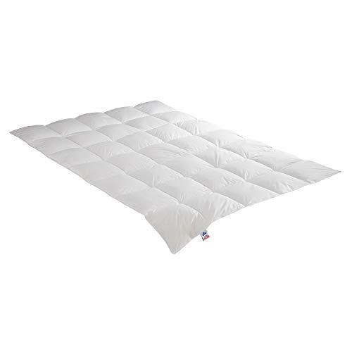 Irisette Daunendecke Edda warme Winterdecke, aus 100% Baumwolle 90% Daunen, 10% Federn mit Aufbewahrungstasche, 135 x 200 cm, weiß, Öko-Tex Zertifiziert, produziert nach deutschem Qualitätsstandard Irisette Daunendecke Edda warme Winterdecke, aus 100% Baumwolle 90% Daunen, 10% Federn mit Aufbewahrungstasche, 135 x 200 cm, weiß, Öko-Tex Zertifiziert, produziert nach deutschem Qualitätsstandard von Irisette
