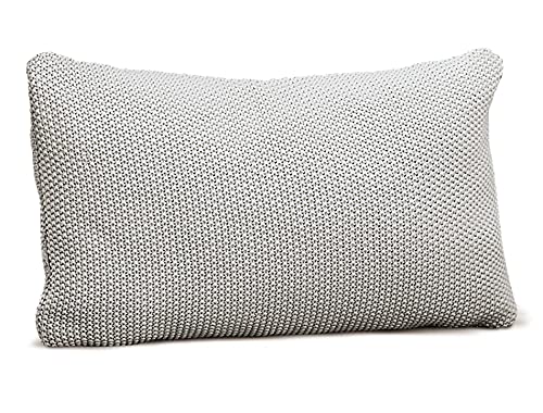 Irisette Dekokissen Strick Dekokissen Mesh-Set 8929 Silber 30 x 50 cm 8929-14 Silber von Irisette