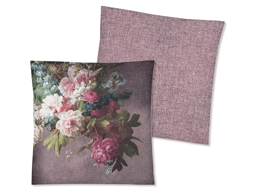 Irisette Dekokissen mit Füllung Dekokissen Cozy-Set 8904 Mauve 45 x 45 cm 8904-80 Mauve von Irisette