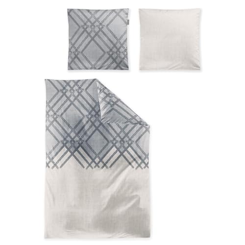 Irisette Edel-Feinbiber Bettwäsche Koala grau 8529 1 Bettbezug 135 x 200 cm + 1 Kissenbezug 80 x 80 cm von Irisette