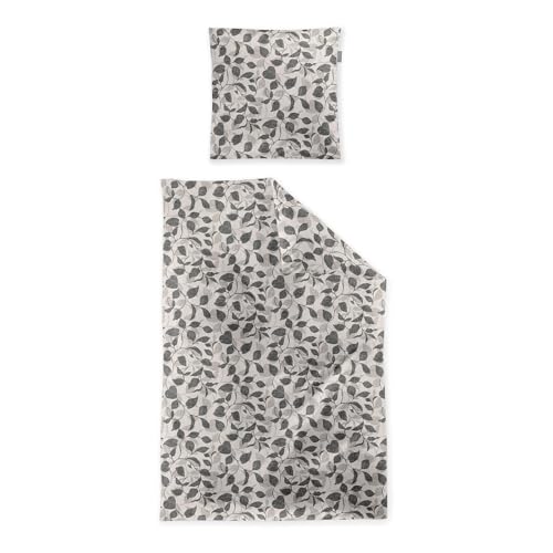 Irisette Edel-Feinbiber Bettwäsche Koala grau 8588 von Irisette