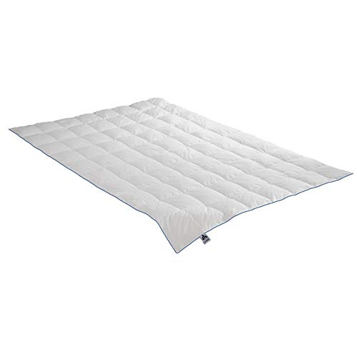 Irisette Einziehdecke Luna Daunen/Feder Ultraleicht - Wärmestufe 1 Größe 155x220 cm von Irisette
