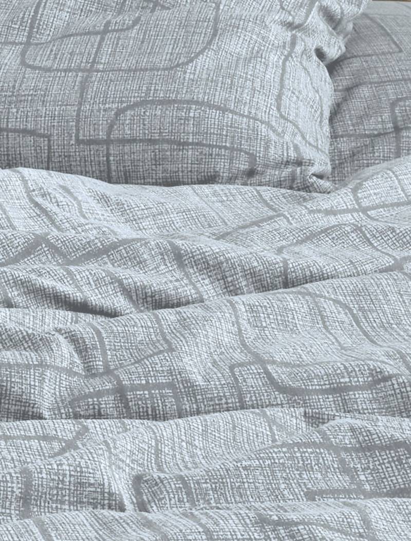 Irisette Feinbiber Bettwäsche Koala 155x220 Retro Seile rauchblau 8478-20 von Irisette GmbH & Co. KG