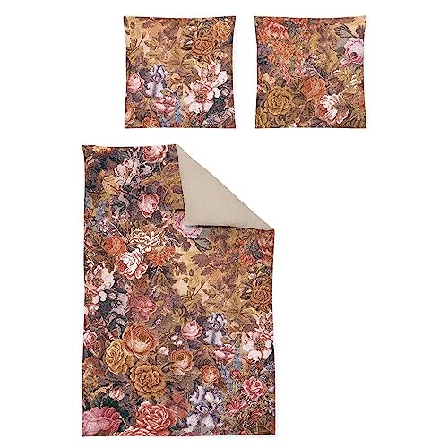 Irisette Flausch-Cotton Bettwäsche Zobel Kupfer 8873 1 Bettbezug 135 x 200 cm + 1 Kissenbezug 80 x 80 cm von Irisette