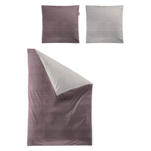 Irisette Mako-Satin Bettwäsche Wave 8557 Mauve, 1 Bettbezug 135 x 200 cm + 1 Kissenbezug 80 x 80 cm Irisette Mako-Satin Bettwäsche Wave 8557 Mauve, 1 Bettbezug 135 x 200 cm + 1 Kissenbezug 80 x 80 cm von Irisette