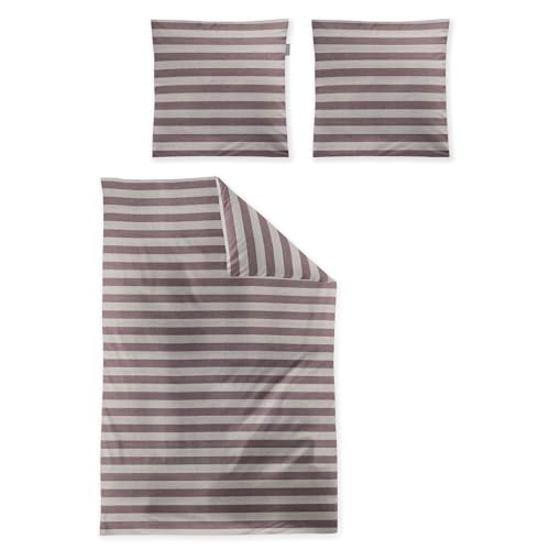 Irisette Mako-Satin Bettwäsche Wave 8559 mauve, 1 Bettbezug 135 x 200 cm + 1 Kissenbezug 80 x 80 cm Irisette Mako-Satin Bettwäsche Wave 8559 mauve, 1 Bettbezug 135 x 200 cm + 1 Kissenbezug 80 x 80 cm von Irisette