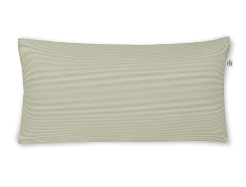 Irisette Mako-Satin Kissenbezug einzeln Dina Florenz 8466 Farbe gr??n-30 Gr??? e 40x80 cm von Irisette