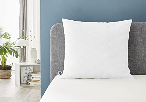 Irisette Micro Thermo Kopfkissen 2er-Set, Kopfkissen mit abnehmbarem Bezug aus softer Microfaser, 80 x 80 cm, Öko-Tex zertifiziert, produziert nach deutschem Qualitätsstandard von Irisette