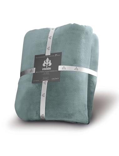 Irisette Microfaser Kuscheldecke Uni Castel 8900 Gr??e 150x200 cm Farbe jade-22 von Irisette