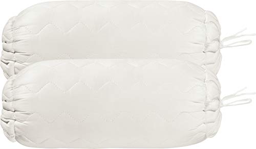 Irisette Nackenrolle 2er-Pack Schafschurwolle weiß Größe 40x15 cm Ø von Irisette