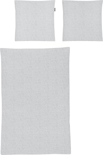 Irisette Bettwäsche Soft-Seersucker hellgrau Größe 1x 155x220 cm + 1x 80x80 cm Irisette Bettwäsche Soft-Seersucker hellgrau Größe 1x 155x220 cm + 1x 80x80 cm von Irisette