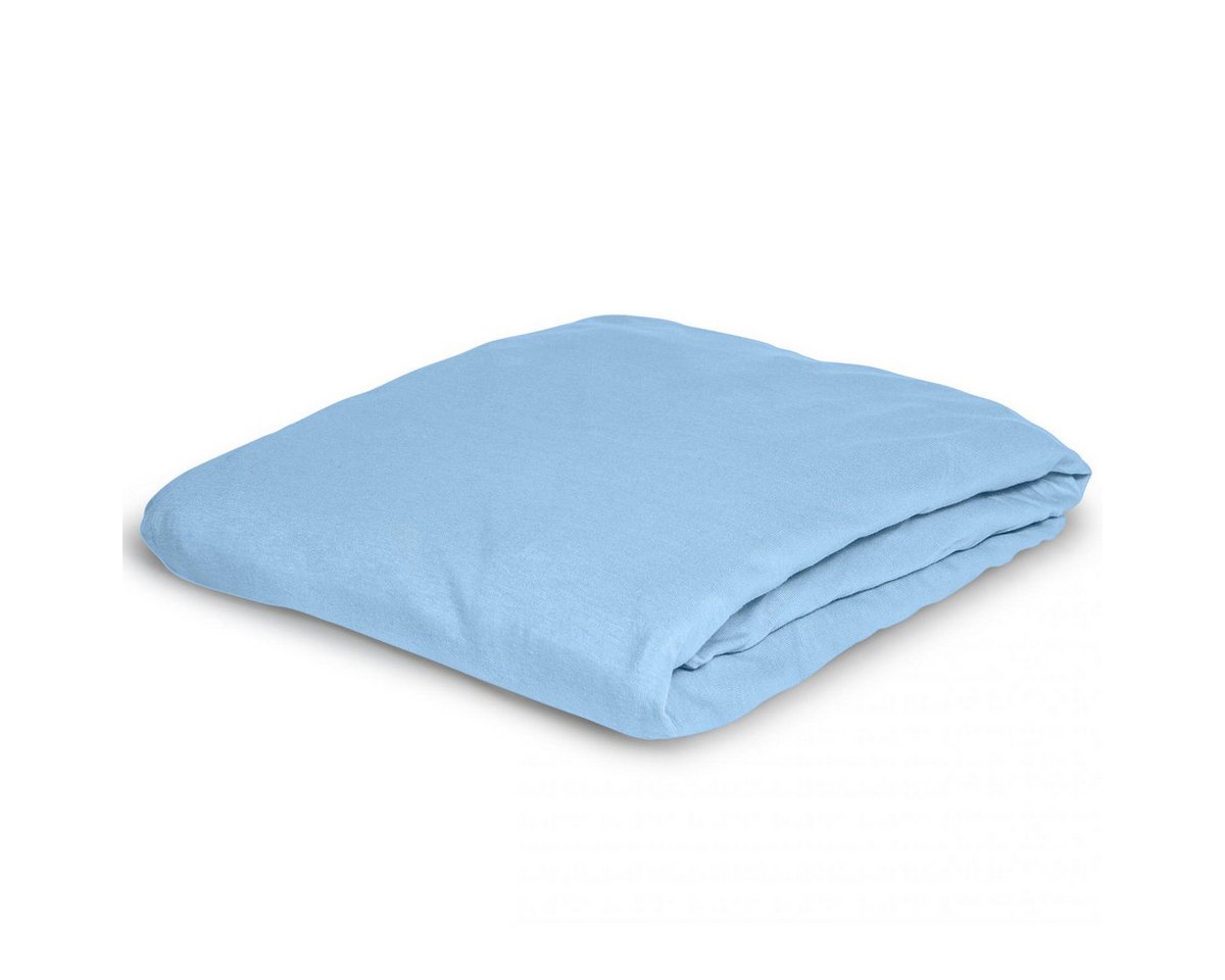 Irisette Spannbettlaken Irisette Mako Jersey Spannbetttuch Spannlaken Jupiter 140x200 160x200, Jersey, Gummizug: rundum, (1 Stück), Für Matratzen bis 25cm Höhe von Irisette