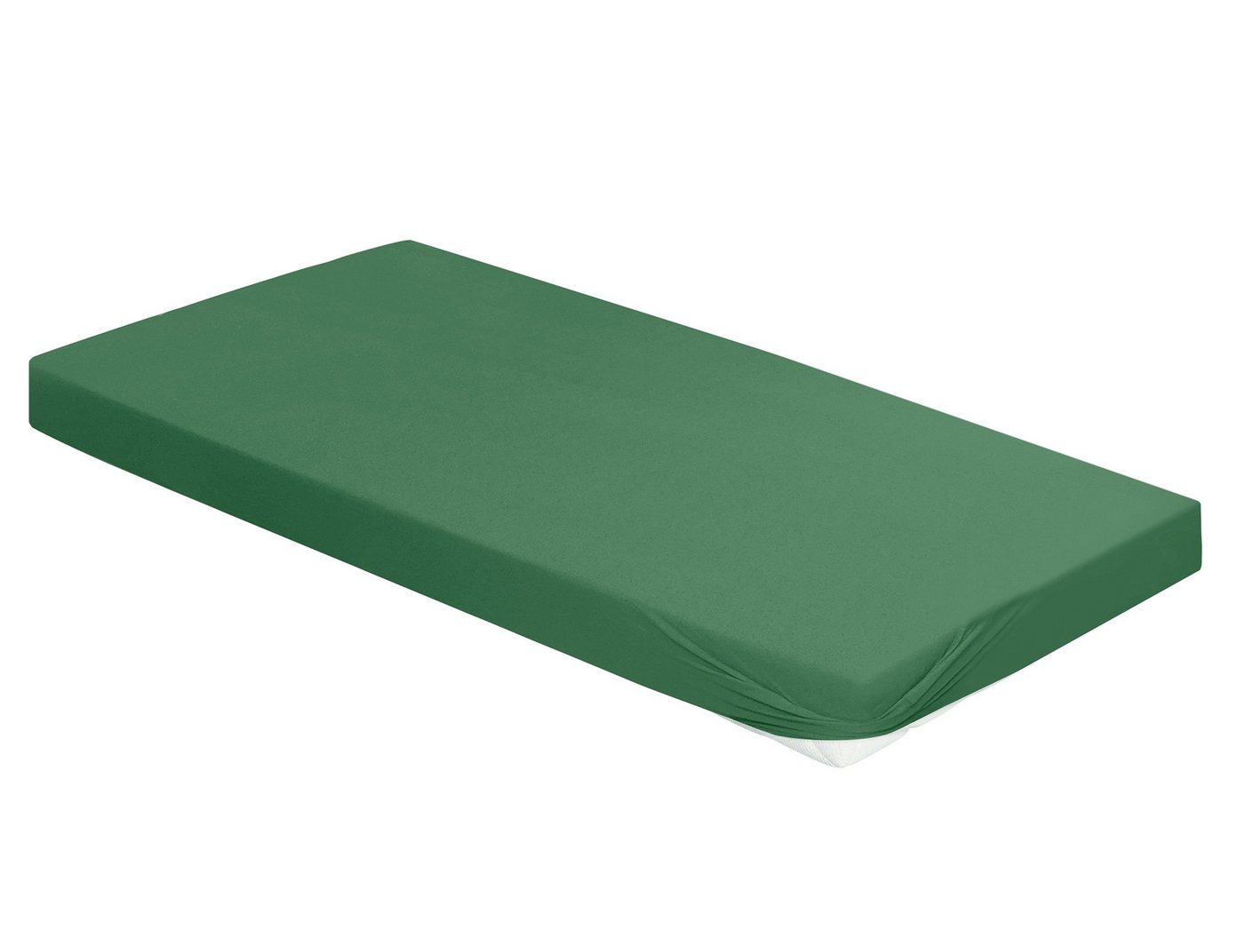 Irisette Spannbettlaken irisette Spannbettlaken JUPITER Jersey BL 150x200 cm grün von Irisette