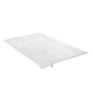 home24 Kassettendecke Edda warm 155 x 220 cm Weiß Baumwollstoff von home24
