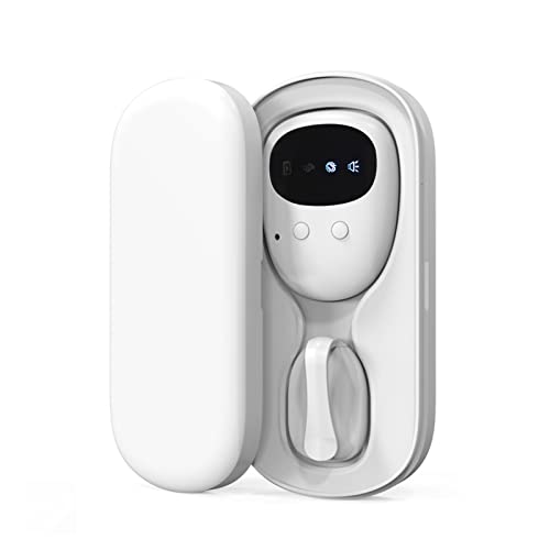 Irishom Drahtlose Bettnässer Alarm mit Empfänger und Clip-on-Sender für Kinder Töpfchentraining, Eingebauter Akku mit Ladebox, 10-20M Wirkbereich, Lärm und Vibration von Irishom