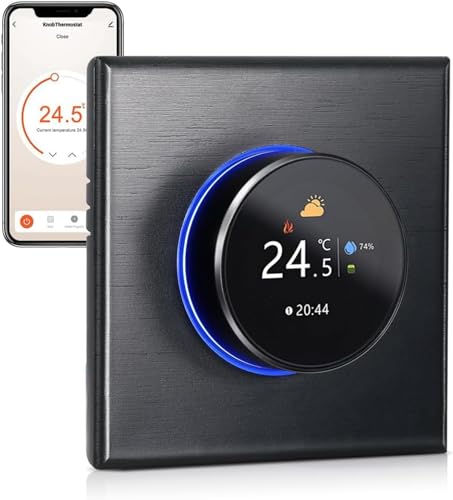 Irishom Smart WiFi Thermostat for Water/Gas Boiler, Programmable Button Control Per Week/Mobile App/Voice Control, Compatible with Alexa/Google Home Irishom Smart WiFi Thermostat for Water/Gas Boiler, Programmable Button Control Per Week/Mobile App/Voice Control, Compatible with Alexa/Google Home von Irishom