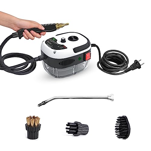 Irishom Tragbarer Dampfreiniger 2500W Tragbare Dampfreiniger Hochdruck-Dampfreinigungsmaschine mit Köpfen für Küchenmöbel Badauto Irishom Tragbarer Dampfreiniger 2500W Tragbare Dampfreiniger Hochdruck-Dampfreinigungsmaschine mit Köpfen für Küchenmöbel Badauto von Irishom