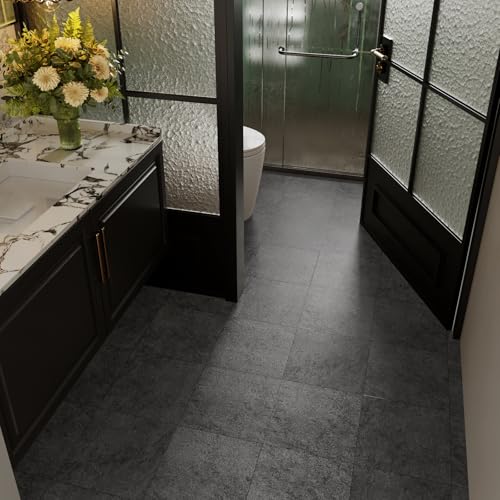 PVC Bodenbelag, Vinylboden Selbstklebend Extra Abriebfest, PVC Bodenbelag Selbstklebend Wasserdicht Grau Marmor Effekt für Küche Badezimmer Schlafzimmer, 30x30cm 52 Stück PVC Bodenbelag, Vinylboden Selbstklebend Extra Abriebfest, PVC Bodenbelag Selbstklebend Wasserdicht Grau Marmor Effekt für Küche Badezimmer Schlafzimmer, 30x30cm 52 Stück von Irisroom