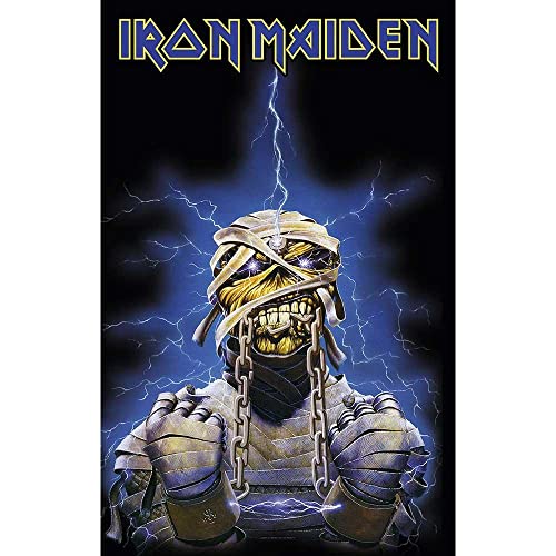 Iron Maiden Powerslave Eddie Unisex Flagge Multicolor 100% Polyester Band-Merch, Bands von Iron Maiden
