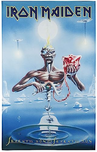 Iron Maiden Seventh Son of a Seventh Son Unisex Flagge Multicolor 100% Polyester Band-Merch, Bands von Iron Maiden