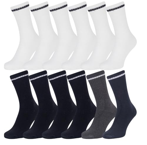 Iron Mountain IMSCK222 12er-Pack Herren Classic Sport Knöchelsocken, Mehrfarbig, Einheitsgröße von Iron Mountain