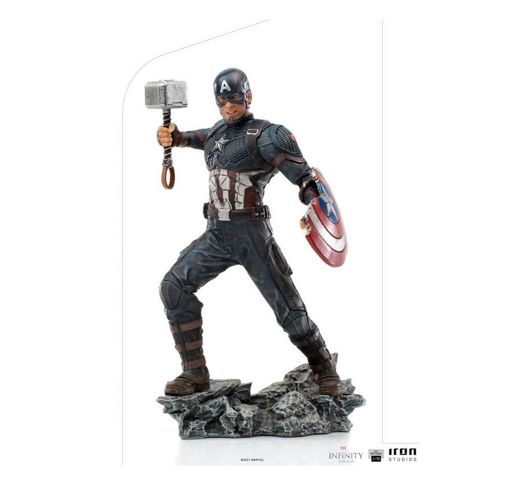 Iron Studios Comicfigur Infinity Saga BDS Art Scale Statue 1/10 Captain America Ultimate 21 cm von Iron Studios