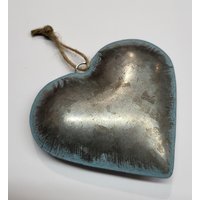 Metall Patina Herz Ornament von IronLoftCo