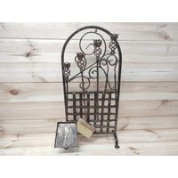 Geschmiedetes Kamin-Werkzeug-Set, Kamin-Poker, Kaminzange, Schaufel, Besen, Handgeschmiedet, Kamin-Geschenk, Feuerstelle von IronUA