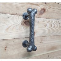 Handgeschmiedeter Hundeknochen Türgriff Scheunentorbeschläge Aus Metall von IronUA
