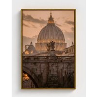 St. Peter's Basilica Wall Art | Canvas Rome Print Vatican City Decor Stretched & Framed Italian Architecture Gift St. Peter's Basilica Wall Art | Canvas Rome Print Vatican City Decor Stretched & Framed Italian Architecture Gift von IronWillStudios