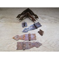 Rost-Finish Pfeil Kopf Vintage Rustikale Brust Stamm Tisch Möbel Schrank Türbeschläge von IronmongeryWorld
