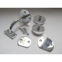 Solid Messing Bannister Unterstützung Treppengeländer Halterung Balustradenbefestigung An Der Wand Befestigt Handlauf Stangenstütze Moppstick von IronmongeryWorld