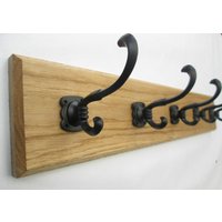 Uk Handgefertigtes Massiv Eichenholz Rustikale Hölzerne Wand Montierte Hut Und Kleider Haken Schiene Rack Kleiderbügel Gusseisen Runswick Schwarze Uk Handgefertigtes Massiv Eichenholz Rustikale Hölzerne Wand Montierte Hut Und Kleider Haken Schiene Rack Kleiderbügel Gusseisen Runswick Schwarze von IronmongeryWorld