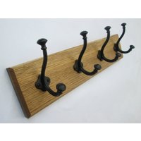 Uk Handgefertigtes Massives Eichenholz Rustikales Holz An Der Wand Befestigter Hut Und Kleiderhaken Schiene Rack Pegs Aufhänger Garderobe Schiene Uk Handgefertigtes Massives Eichenholz Rustikales Holz An Der Wand Befestigter Hut Und Kleiderhaken Schiene Rack Pegs Aufhänger Garderobe Schiene von IronmongeryWorld