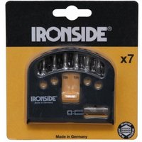 Bit-Box 7tlg + Bithalter Zubehör Schraubendreher Schrauben Heimwerker Werkzeuge von Ironside