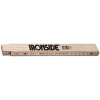 Holz-Gliedermassstab 2 m, weiß von Ironside