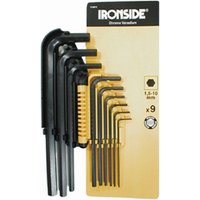 IRONSIDE Steckschlüssesatz Profi 9-teilig, Black, lang von Ironside