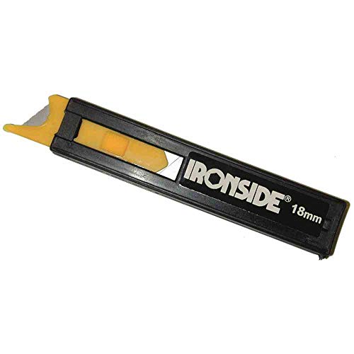 Ironside 102-079 Abbrechklingen 18mm 10er im Spender, schwarz (1 Stück) von Ironside